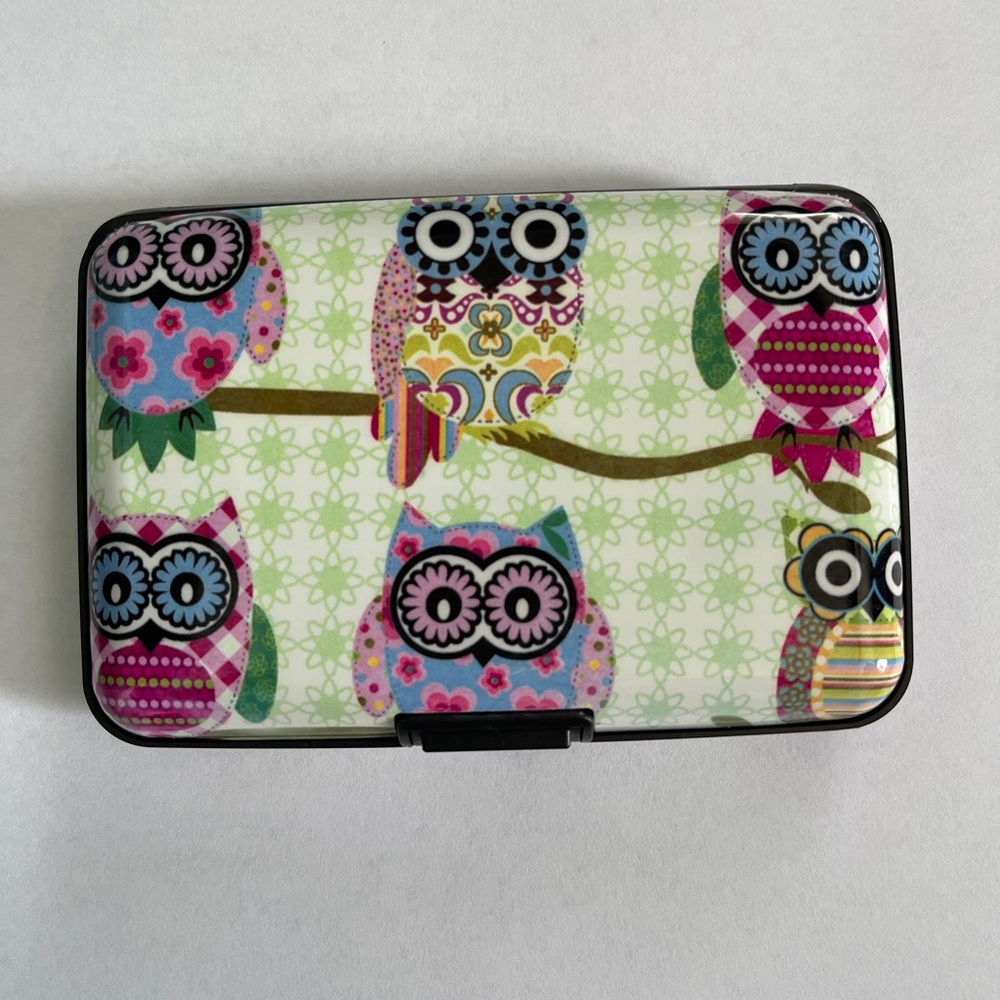 Lucky Owl Card Holder Case